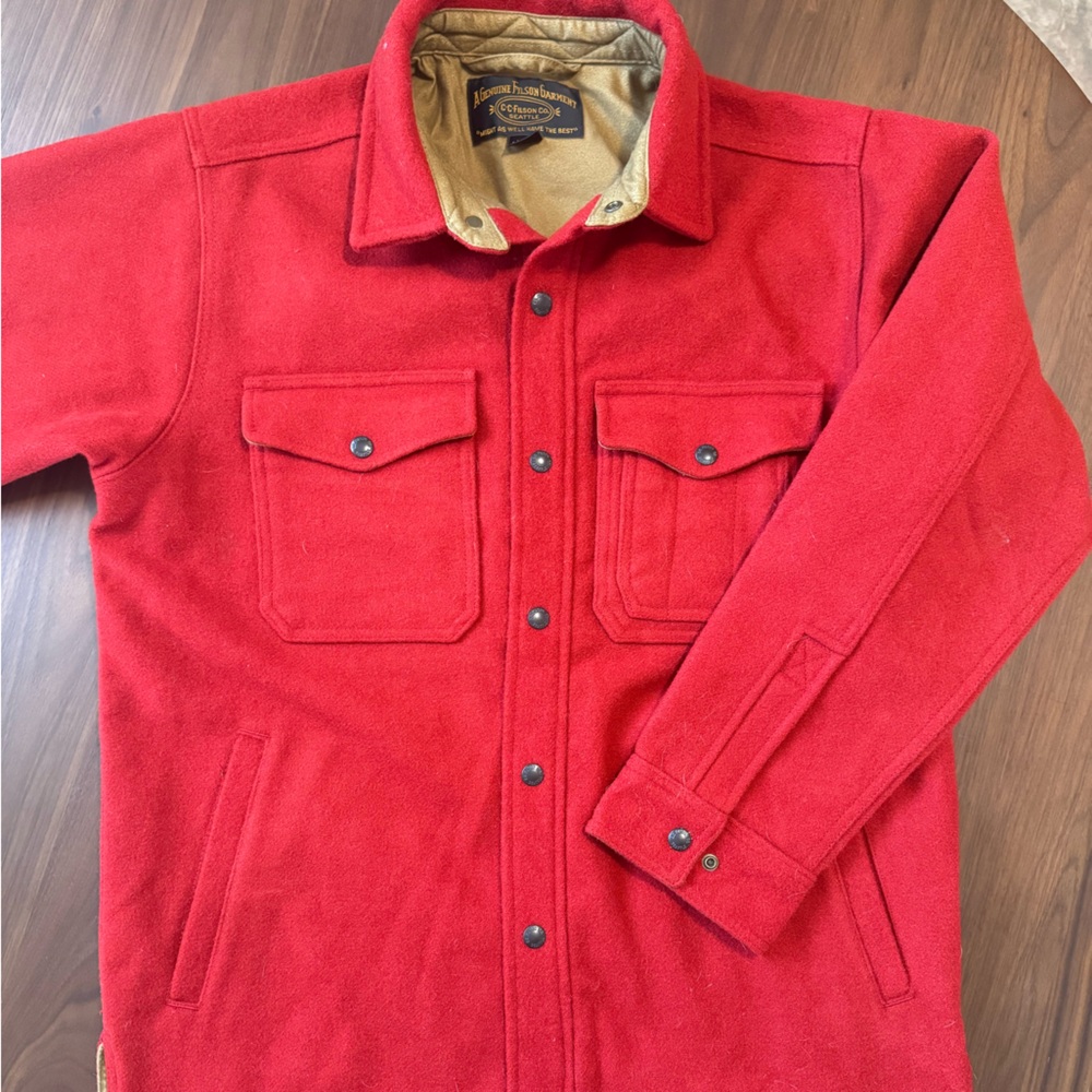 Filson Mackinaw Jac Shirt | Red Oak | Small, fits like Medium